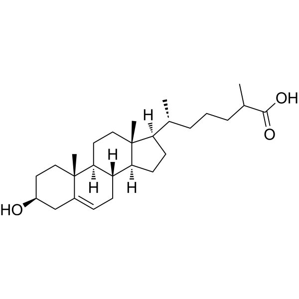 3β-Hydroxy-5-cholestenoic acid 6561-58-6